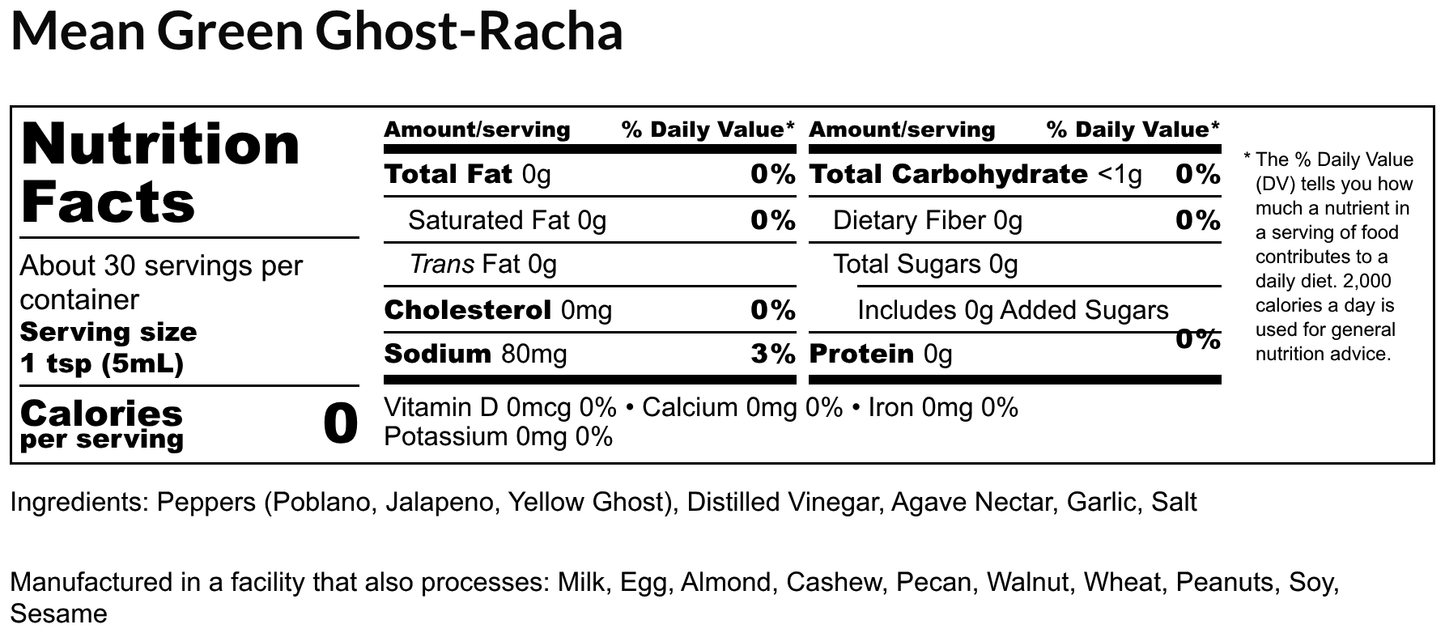 Mean Green Ghost-Racha