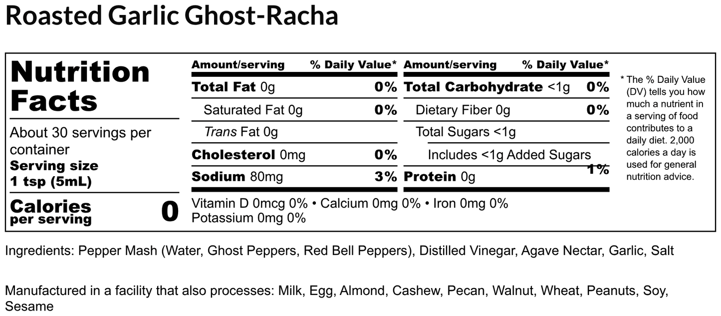 Roasted Garlic Ghost-Racha