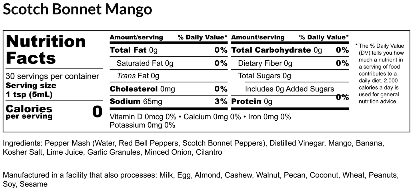 Scotch Bonnet Mango